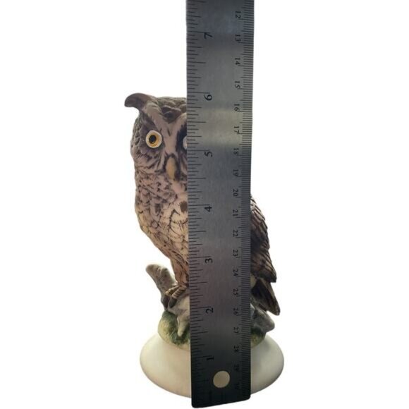 Vintage Lefton Hand Painted Porcelain Bisque Owl Figurine KW866 - Picture 6 of 6